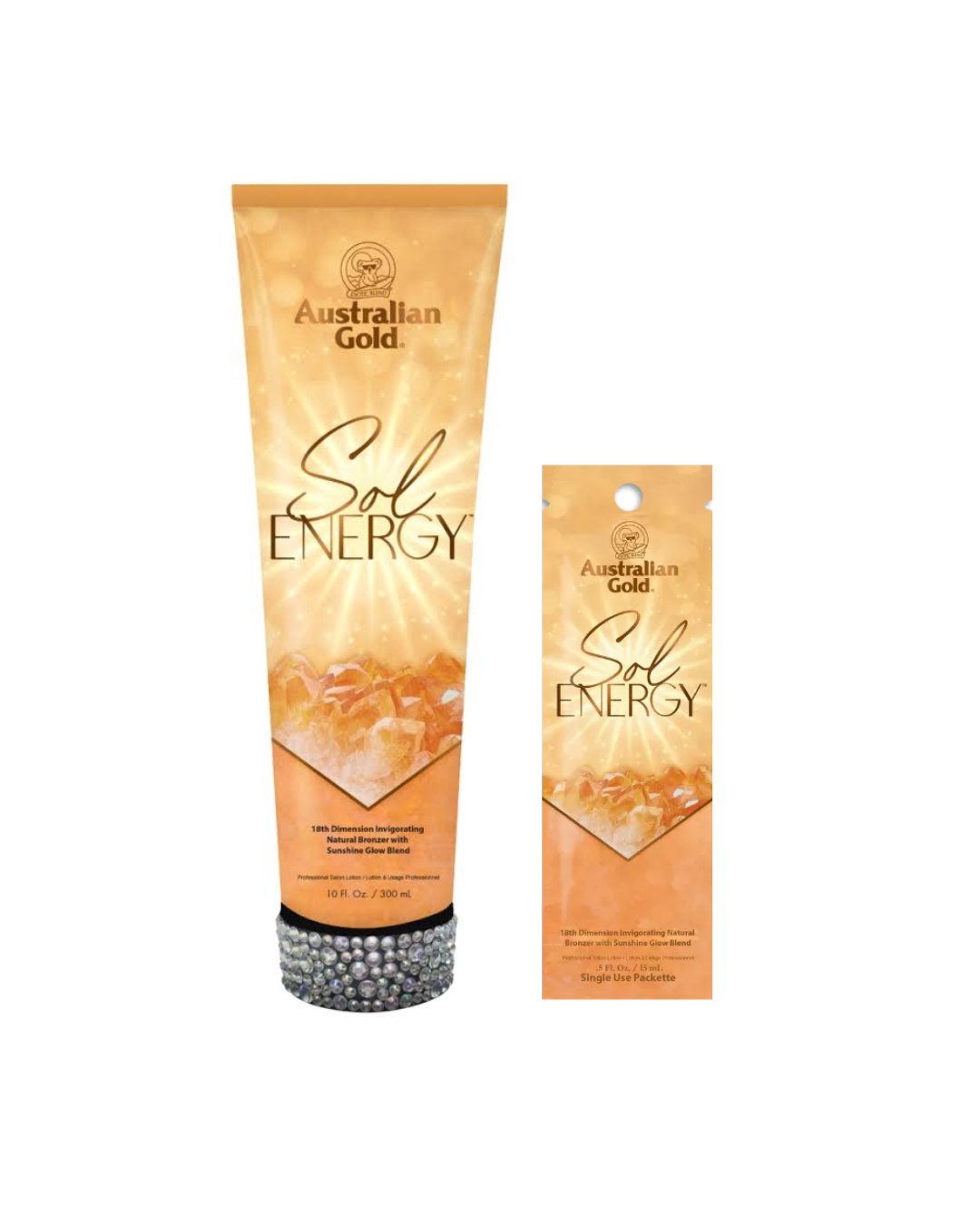 RETAIL - Australian Gold Sol Energy Natural Bronzer 15ml - جل برونز طبيعي من Australian Gold Sol Energy سعة 15مل