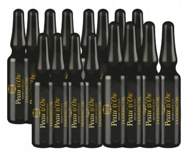 Black - Peau d'or gold drops tanning oil 5ml أسود - زيت تسمير الذهب Peau d'or 5 مل